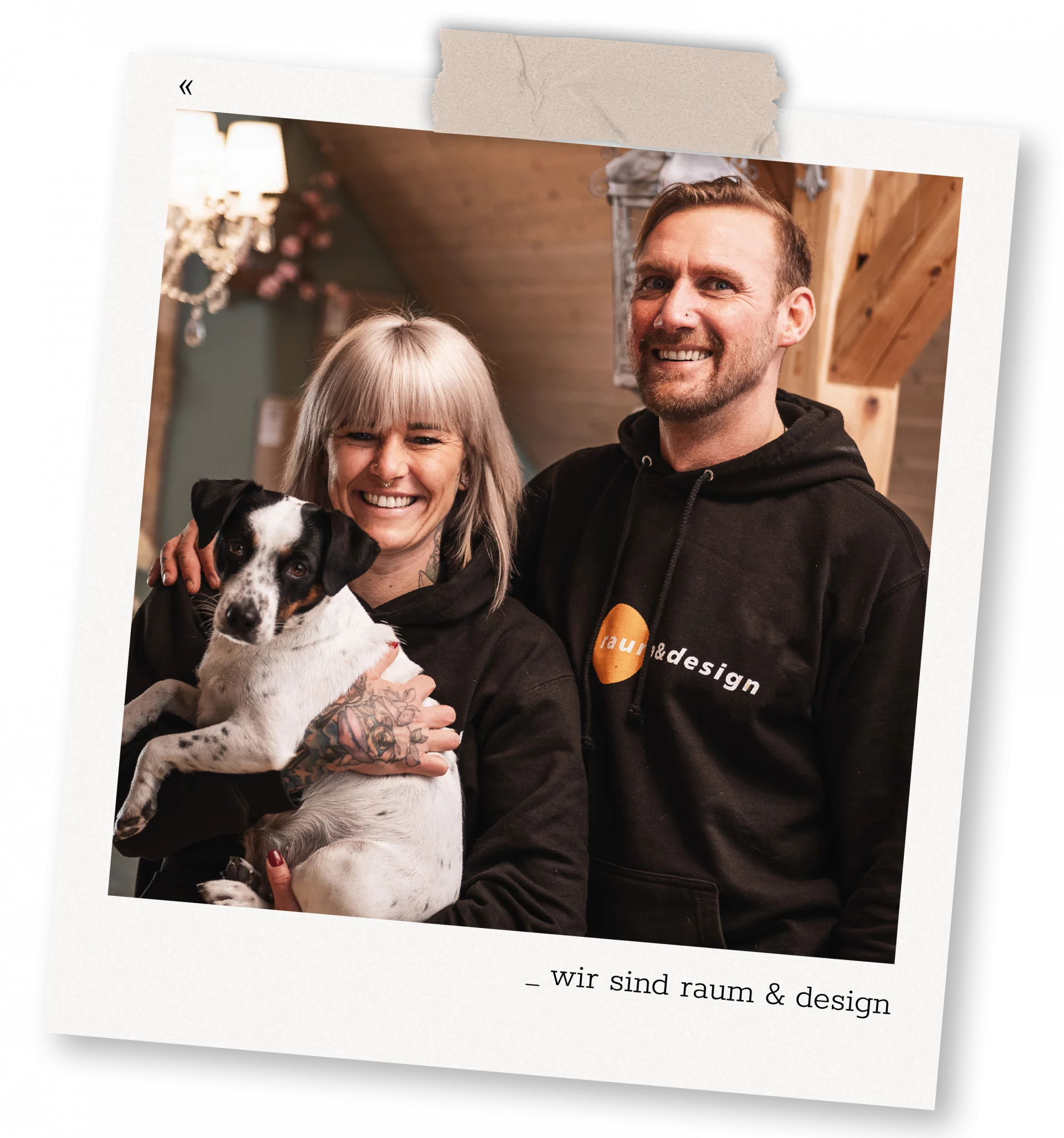 Unsere Story: Portrait Kathy und Christi mit Miss Pumkin